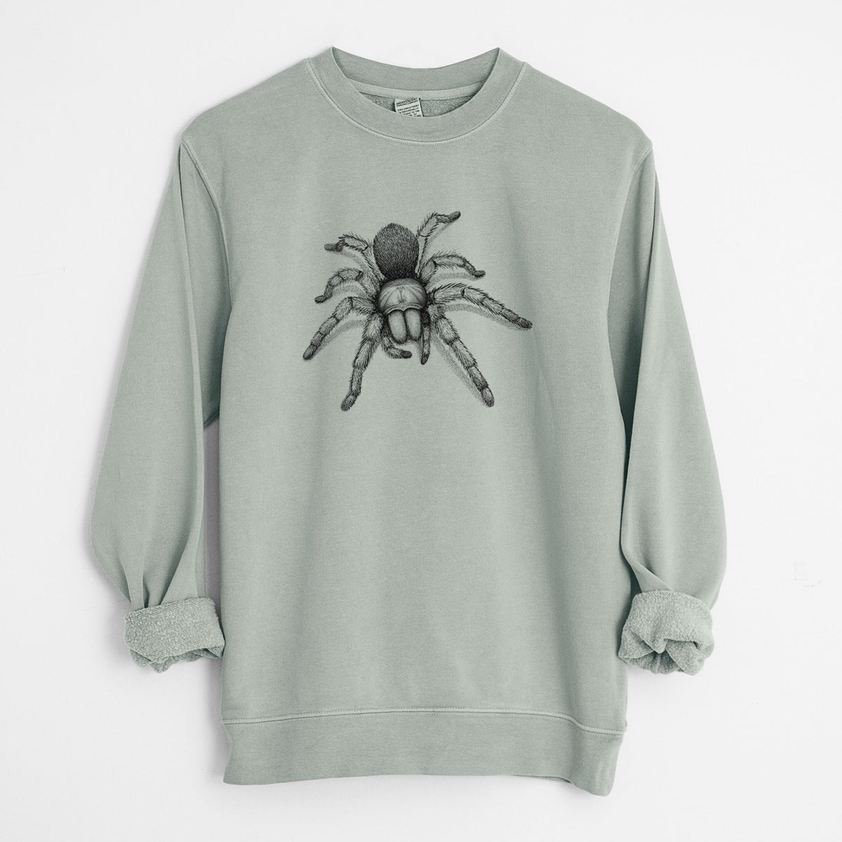 Desert Blonde Tarantula - Aphonopelma chalcodes - Unisex Pigment Dyed Crew Sweatshirt