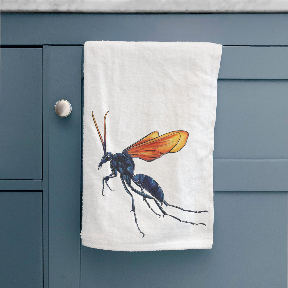 Tarantula Hawk Wasp - Pepsis grossa Premium Hand Towel