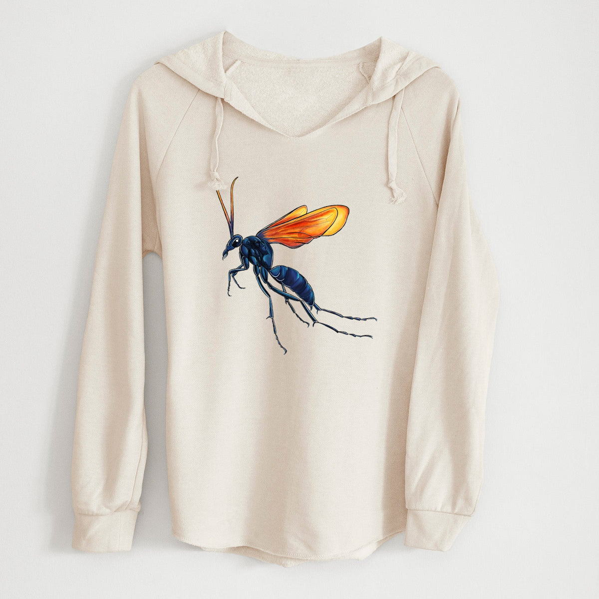 Tarantula Hawk Wasp - Pepsis grossa - Cali Wave Hooded Sweatshirt