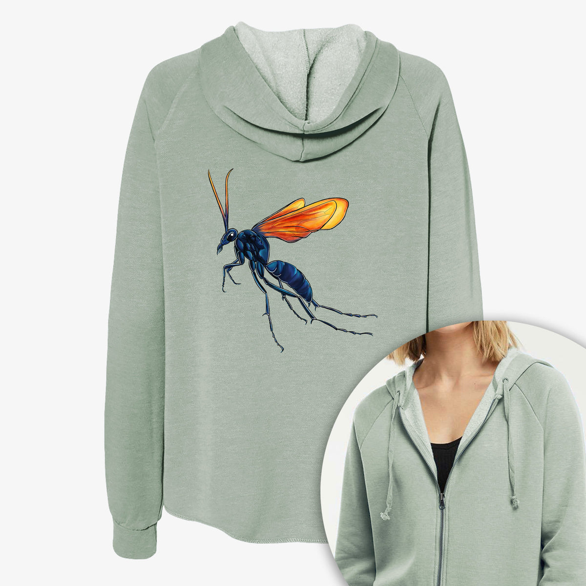 TarantulaHawk - Women's Cali Wave Zip-Up Sweatshirt