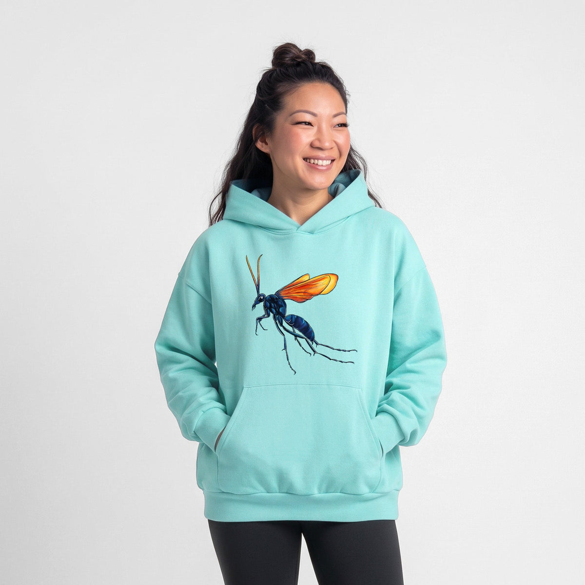 Tarantula Hawk Wasp - Pepsis grossa  - Statement Midweight Hoodie