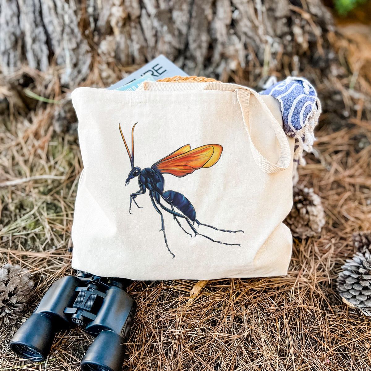Tarantula Hawk Wasp - Pepsis grossa - Tote Bag