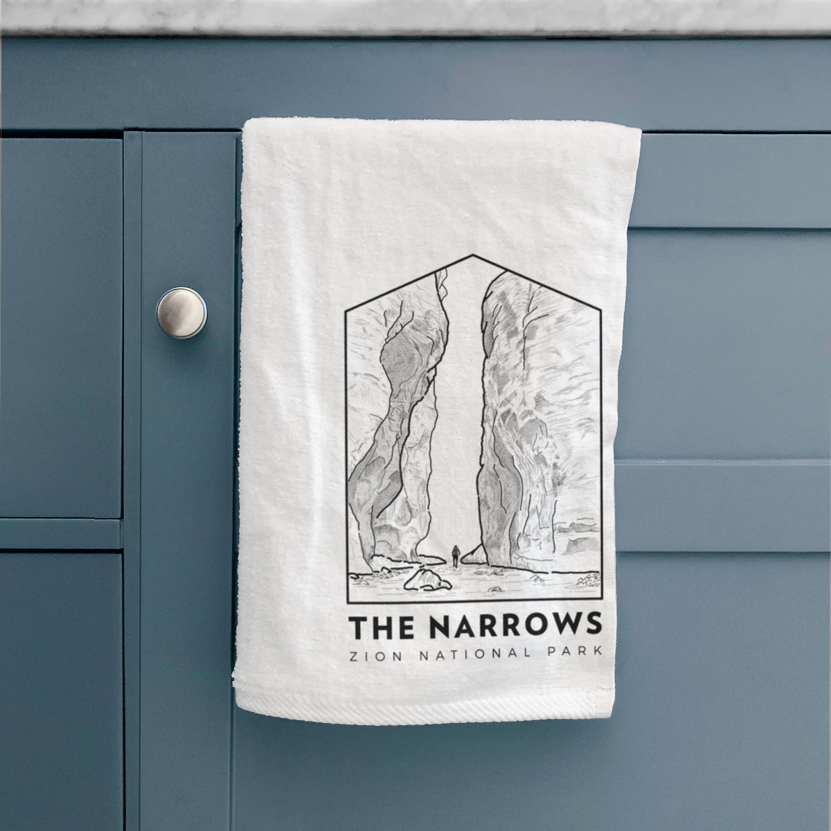 The Narrows - Zion National Park Premium Decorative Hand Towel