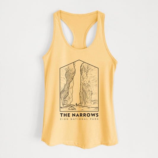 The Narrows - Zion National Park - Women's Racerback Tanktop