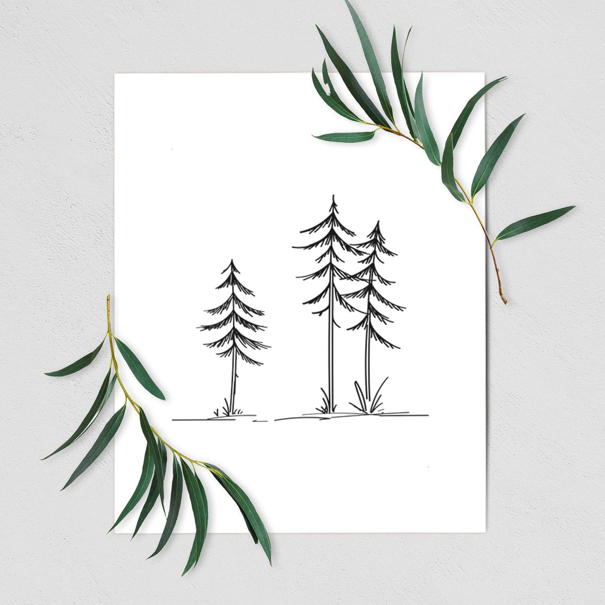 Three Pines - Fine Art Print