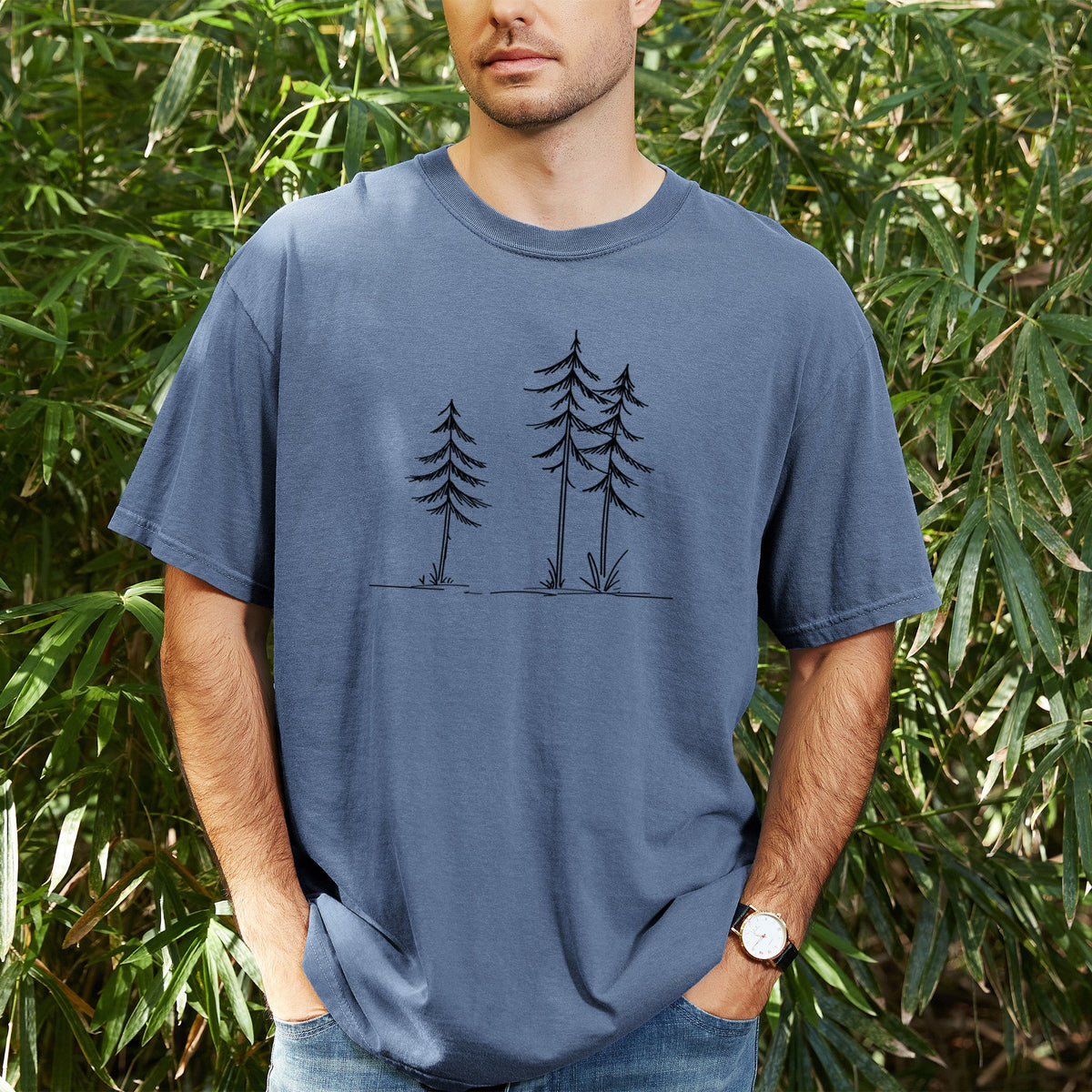 Three Pines - Unisex Comfort Colors Garment-Dyed Heavyweight T-shirt