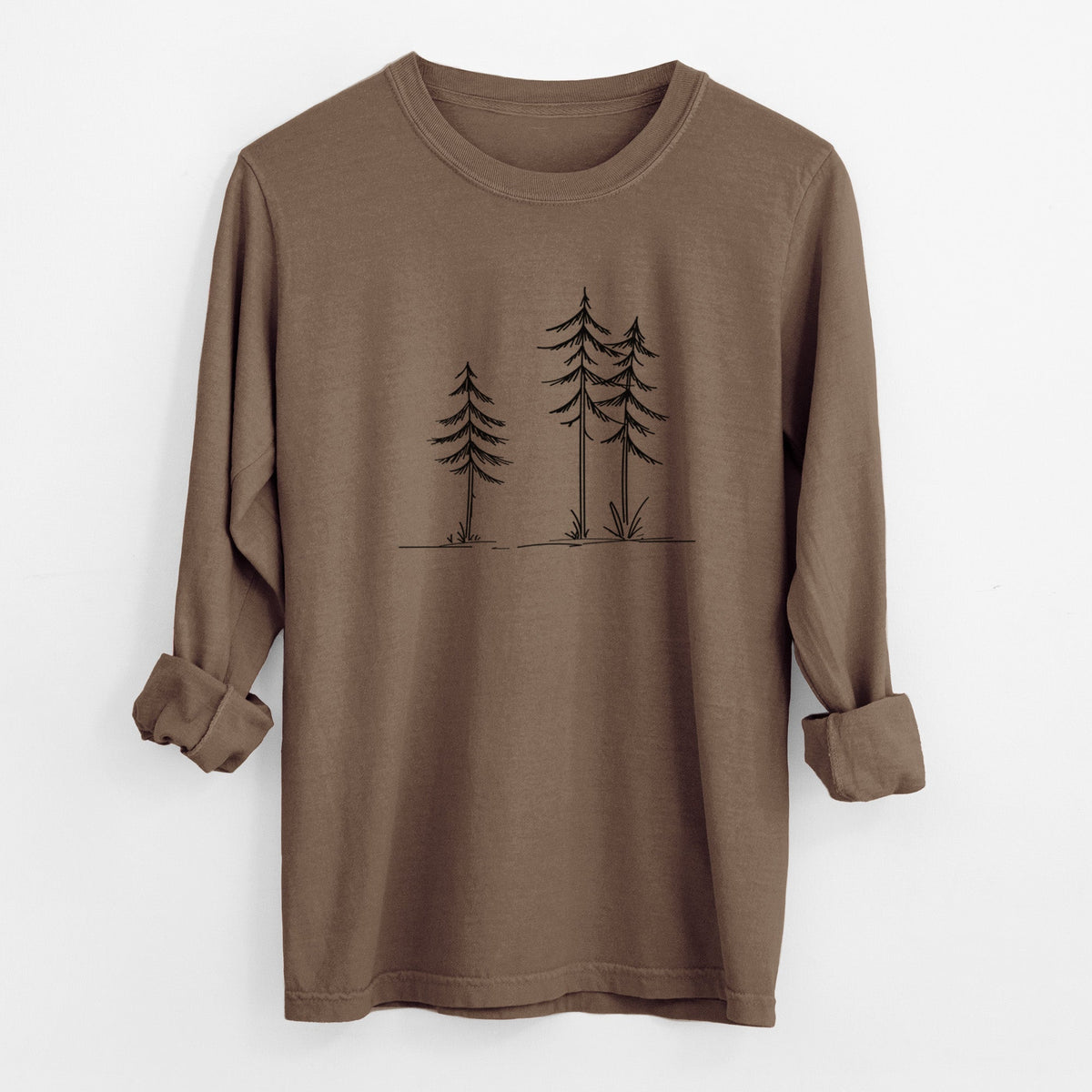 Three Pines - Unisex Comfort Colors 100% Cotton Long Sleeve