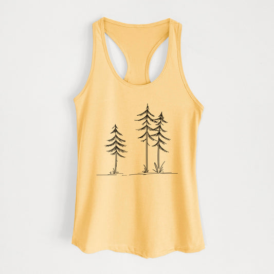 Three Pines - Women's Racerback Tanktop