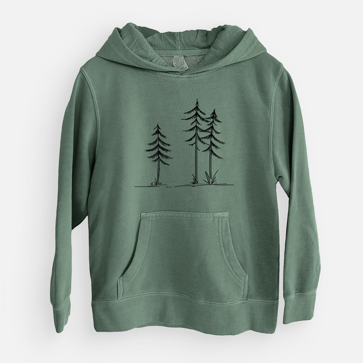 Three Pines - Youth Pigment Dyed Hoodie