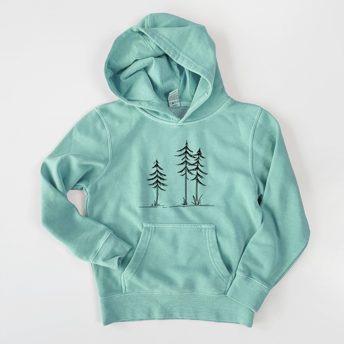 Three Pines - Youth Pigment Dyed Hoodie