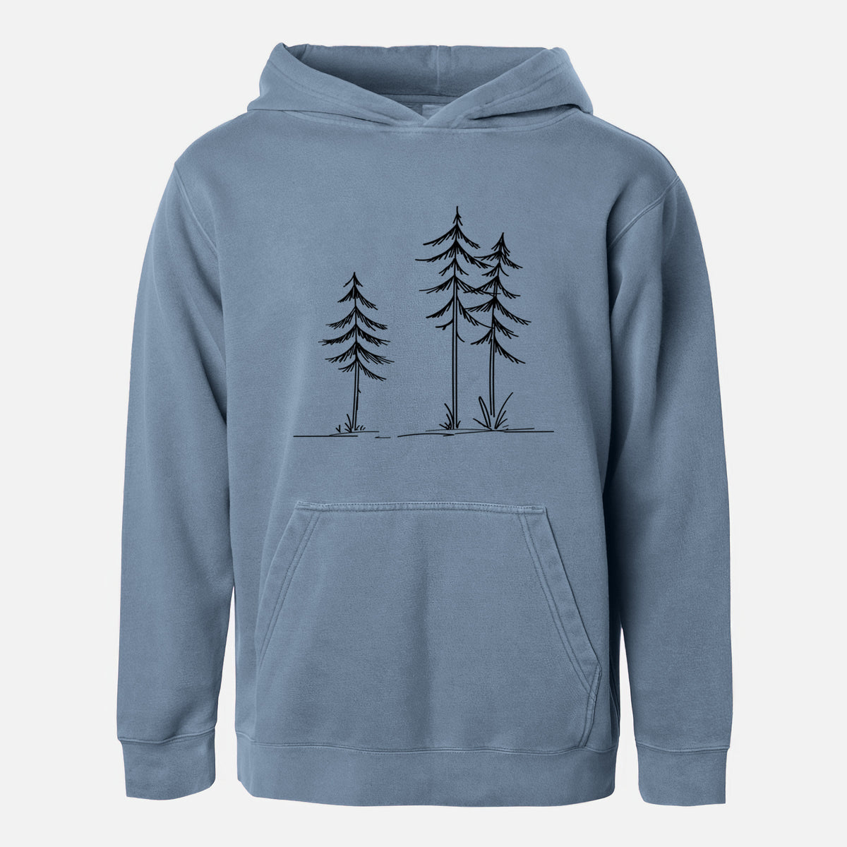 Three Pines - Youth Pigment Dyed Hoodie