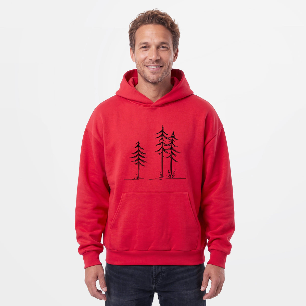 Three Pines  - Statement Midweight Hoodie