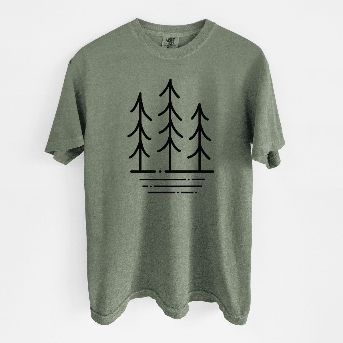 Three Trees - Unisex Comfort Colors Garment-Dyed Heavyweight T-shirt
