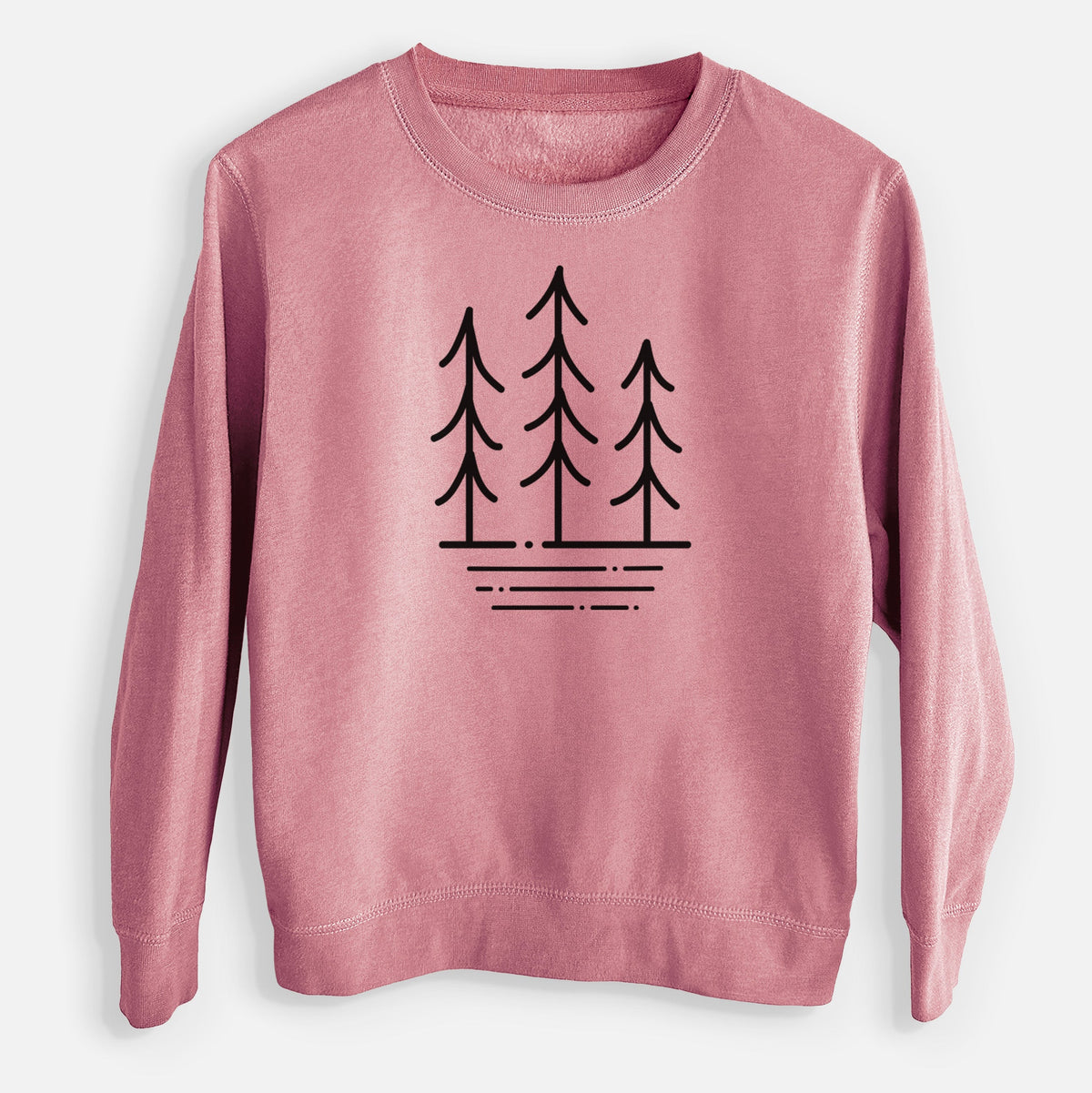 Three Trees - Youth Lightweight Crewneck Sweatshirt