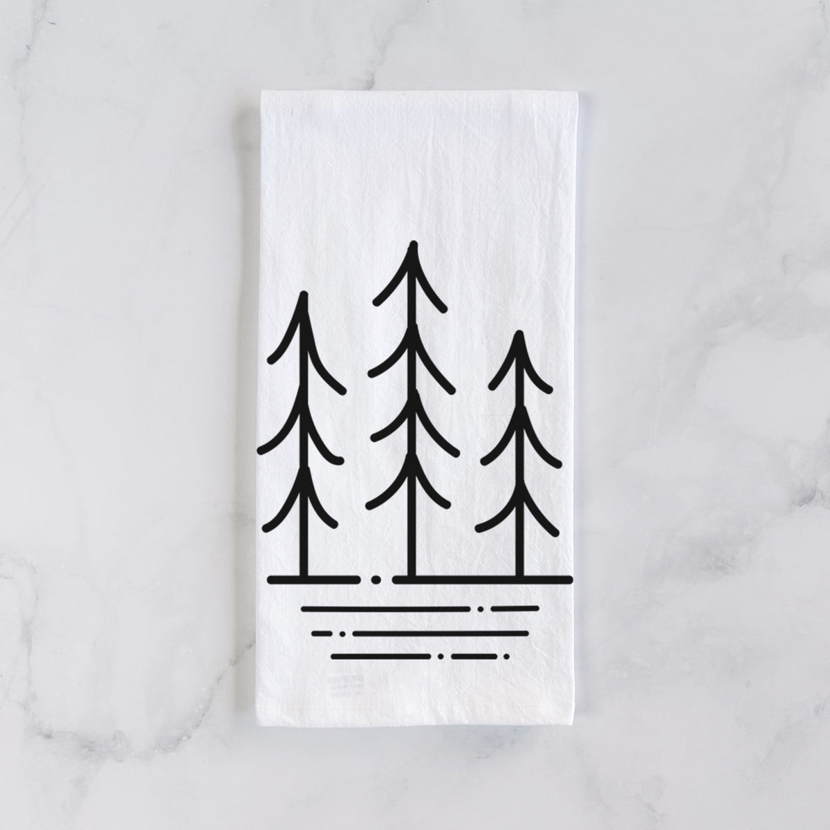 Three Trees Tea Towel