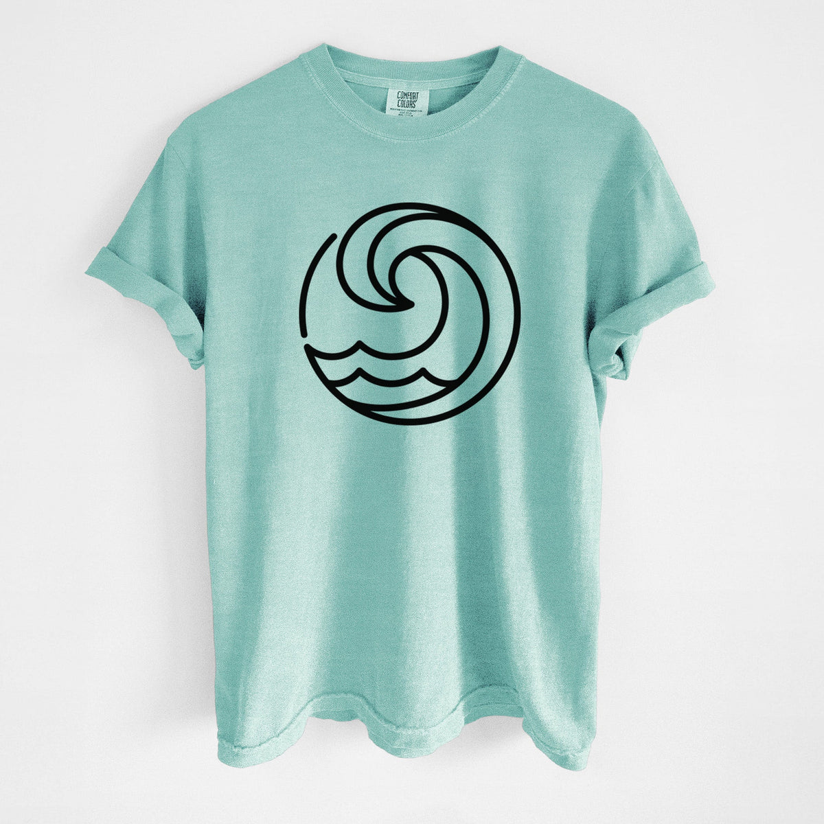Tidal Wave Circle - Unisex Comfort Colors Garment-Dyed Heavyweight T-shirt