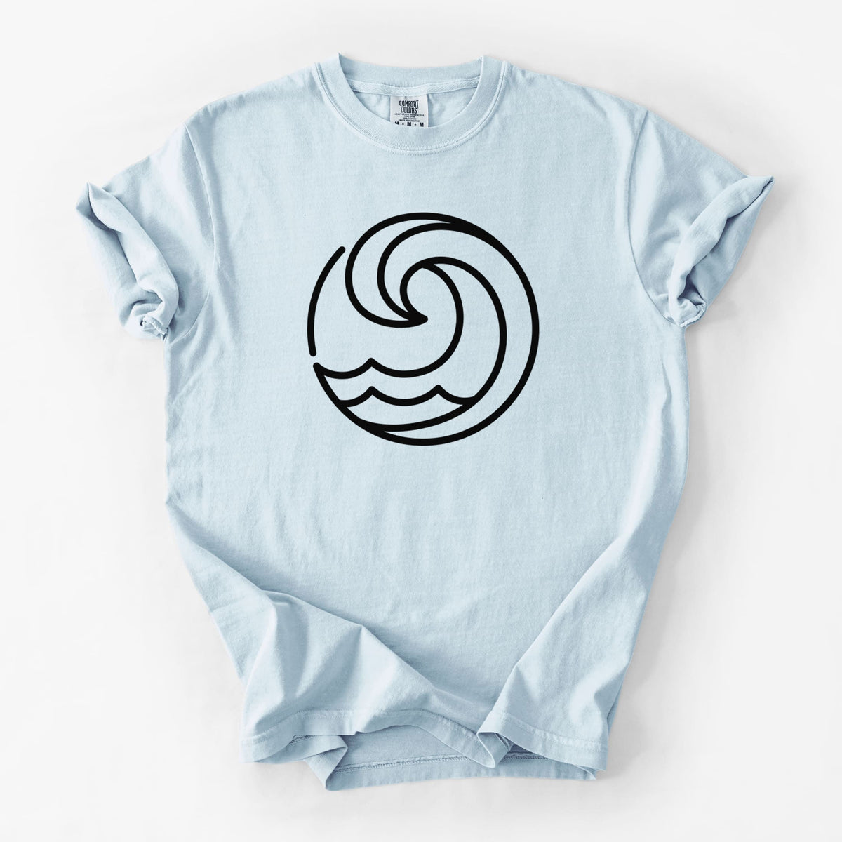 Tidal Wave Circle - Unisex Comfort Colors Garment-Dyed Heavyweight T-shirt