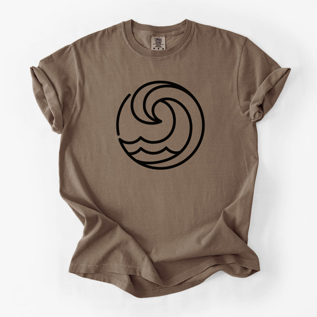 Tidal Wave Circle - Unisex Comfort Colors Garment-Dyed Heavyweight T-shirt