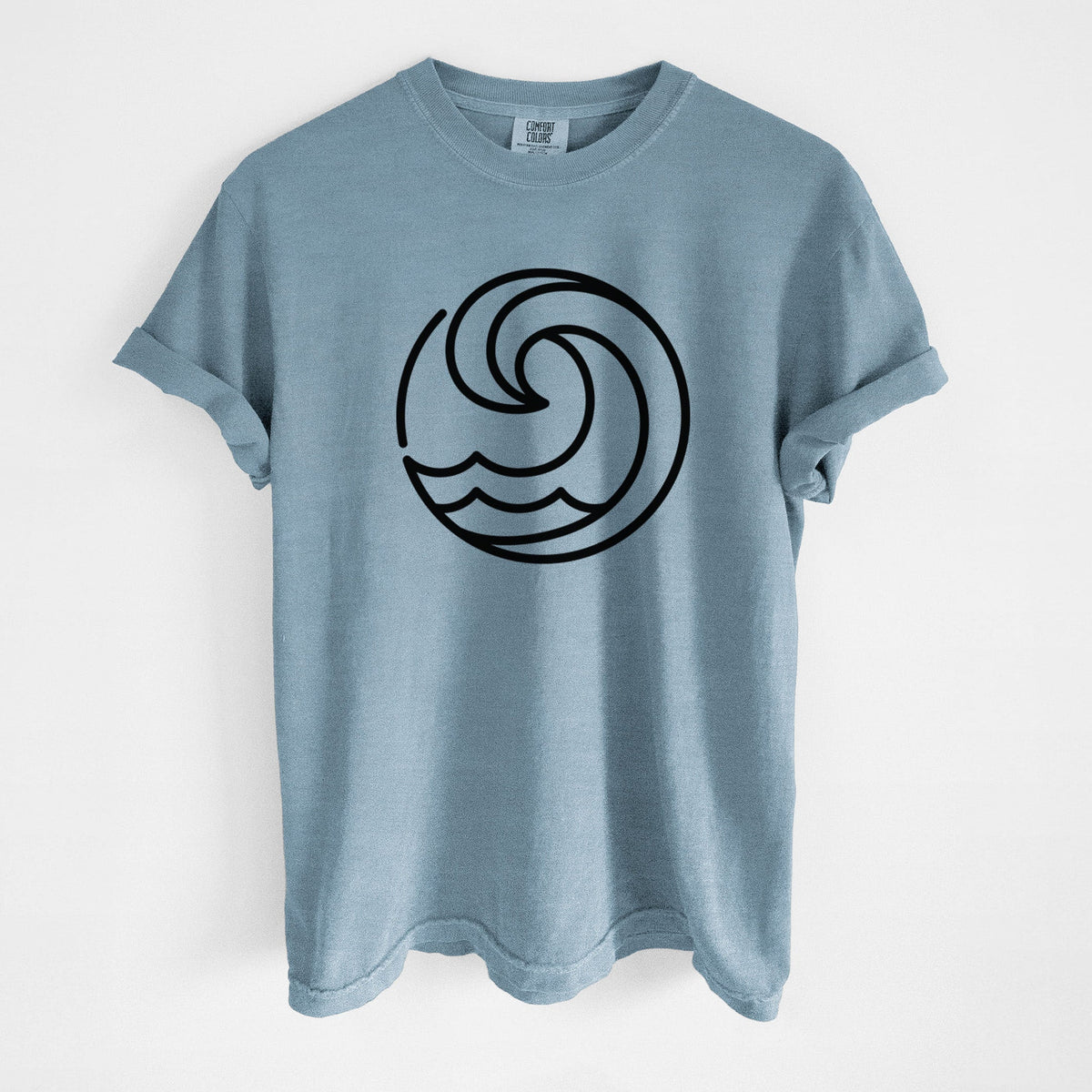 Tidal Wave Circle - Unisex Comfort Colors Garment-Dyed Heavyweight T-shirt