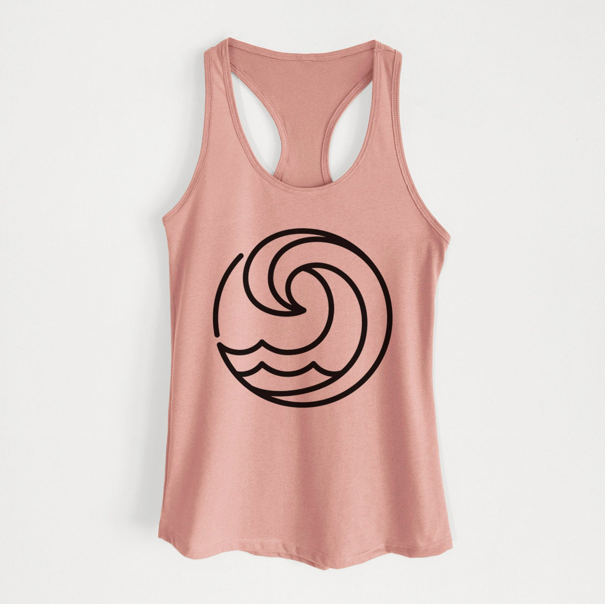 Tidal Wave Circle - Women's Racerback Tanktop
