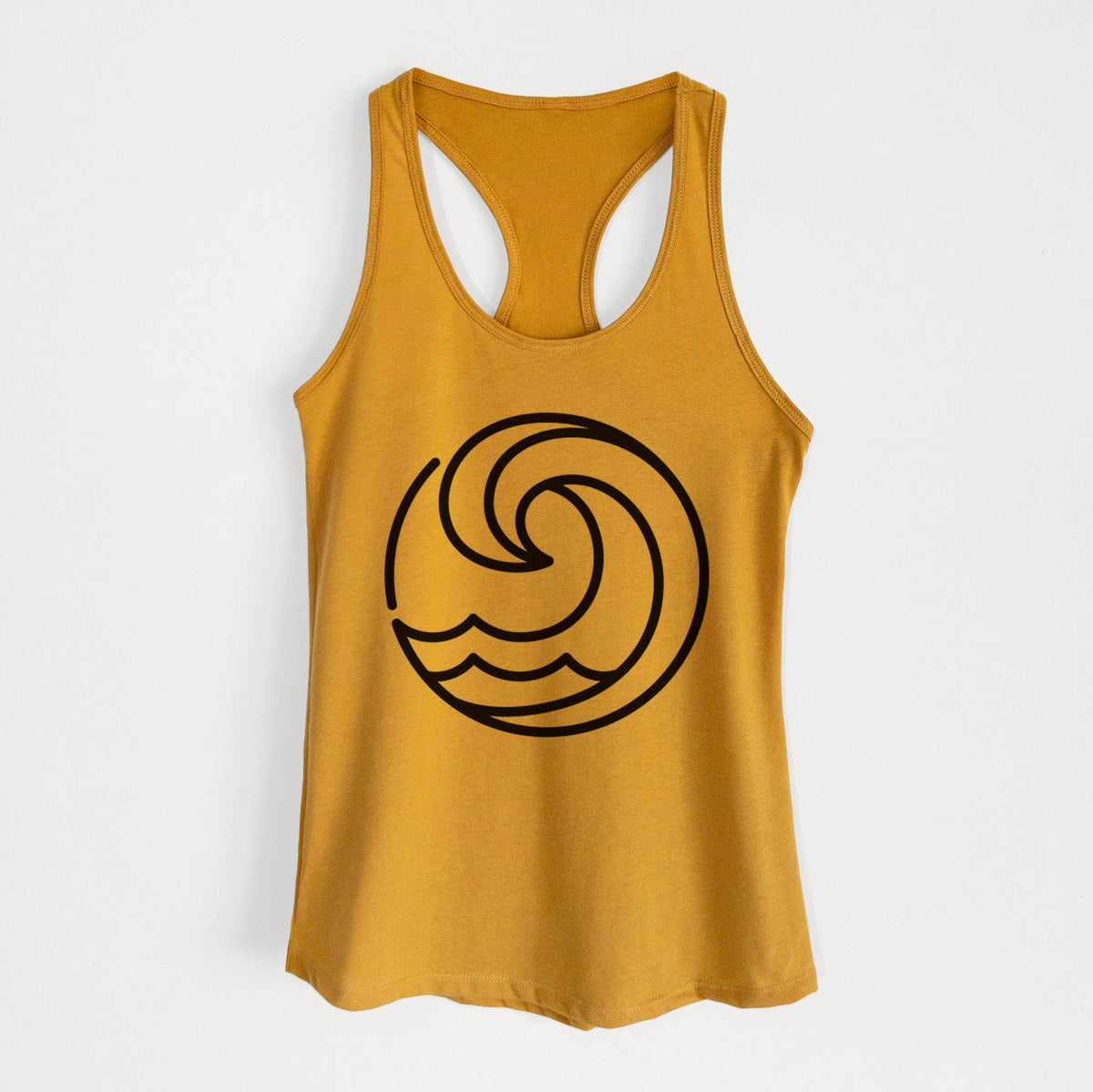Tidal Wave Circle - Women's Racerback Tanktop