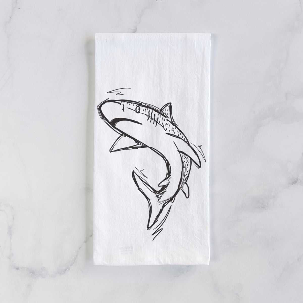 Tiger Shark Tea Towel