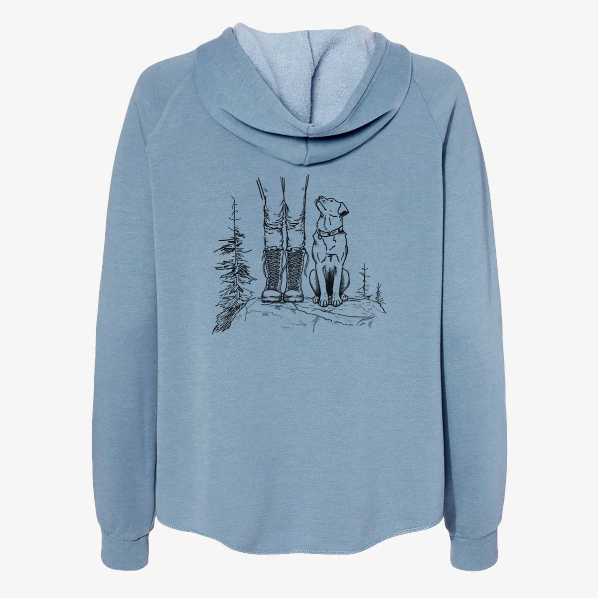 Trail Companions - Hiking with Dogs - Women's Cali Wave Zip-Up Sweatshirt