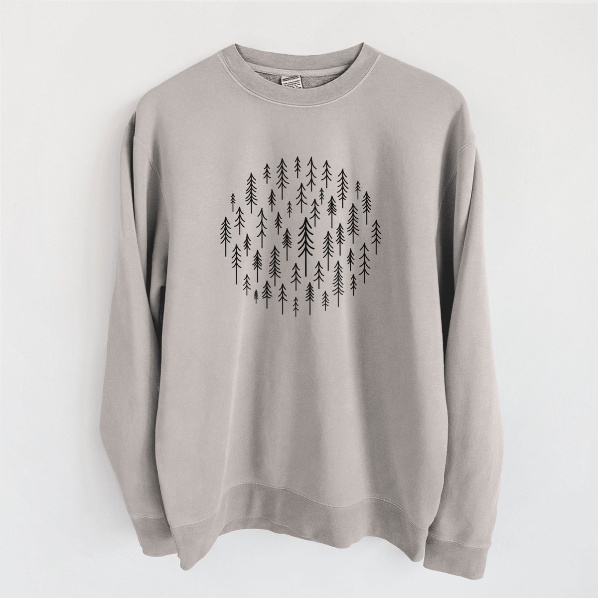 CIrcle of Trees - Unisex Pigment Dyed Crew Sweatshirt