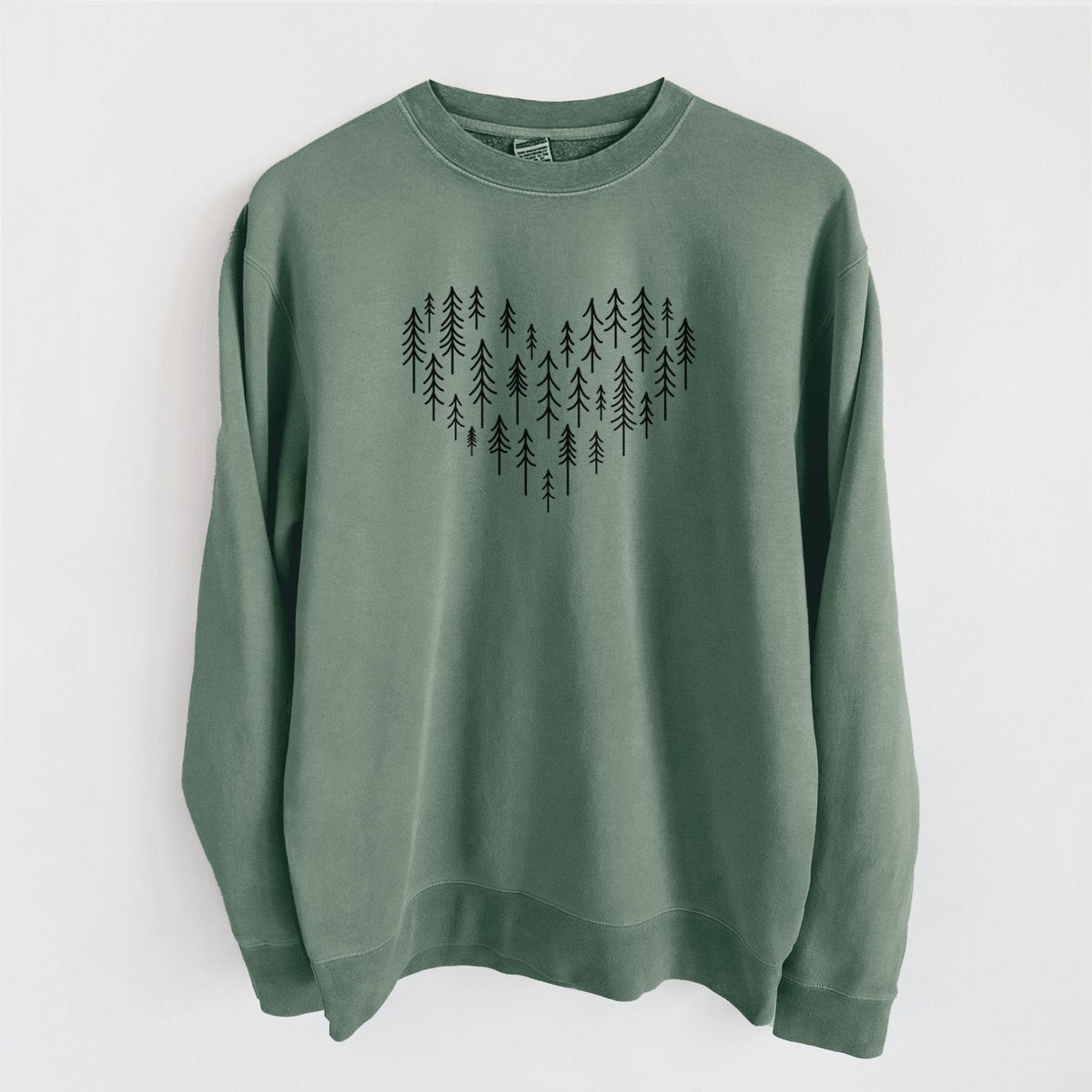 Heart of Trees - Unisex Pigment Dyed Crew Sweatshirt