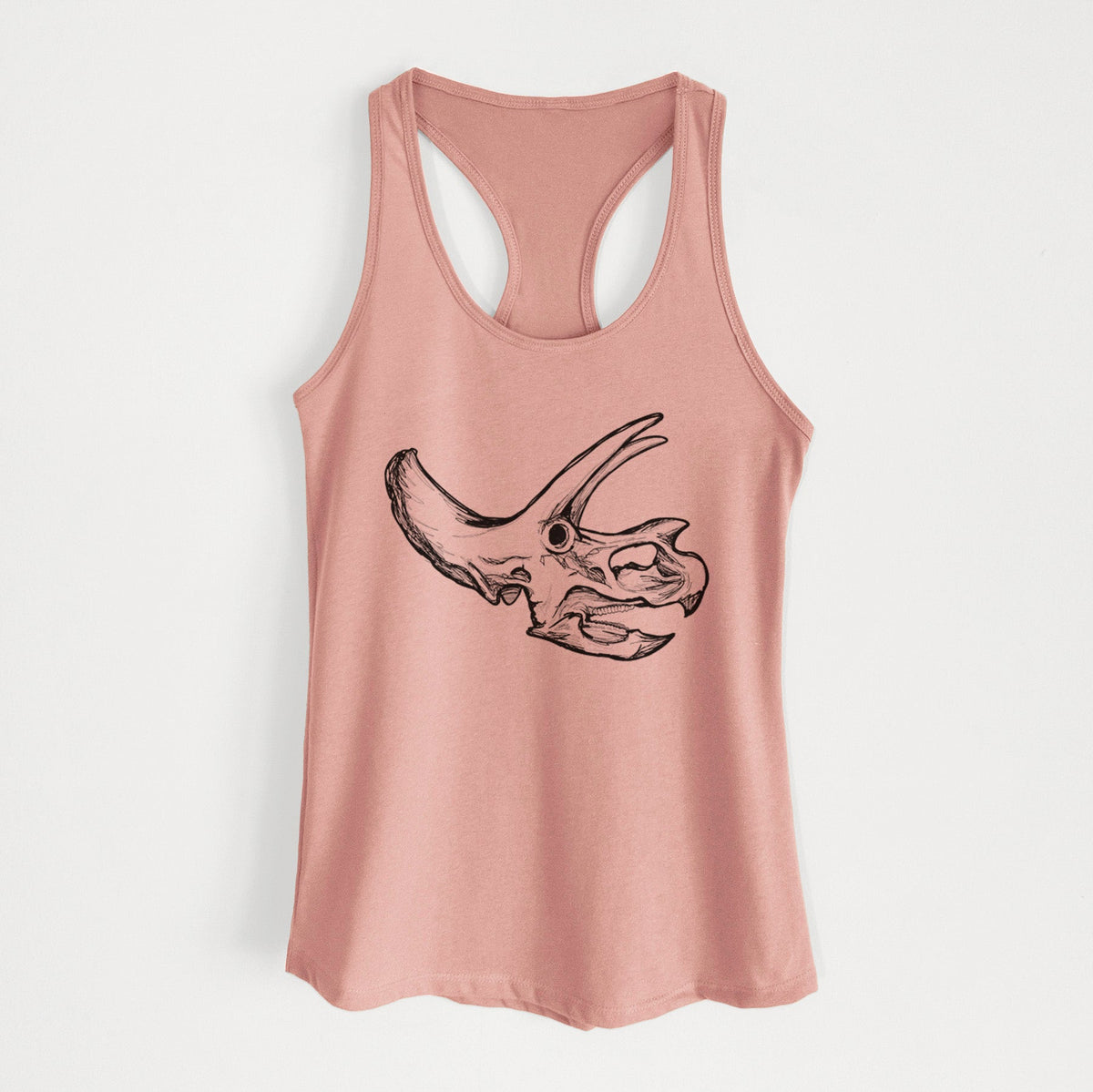 Triceratops Skull - Women's Racerback Tanktop