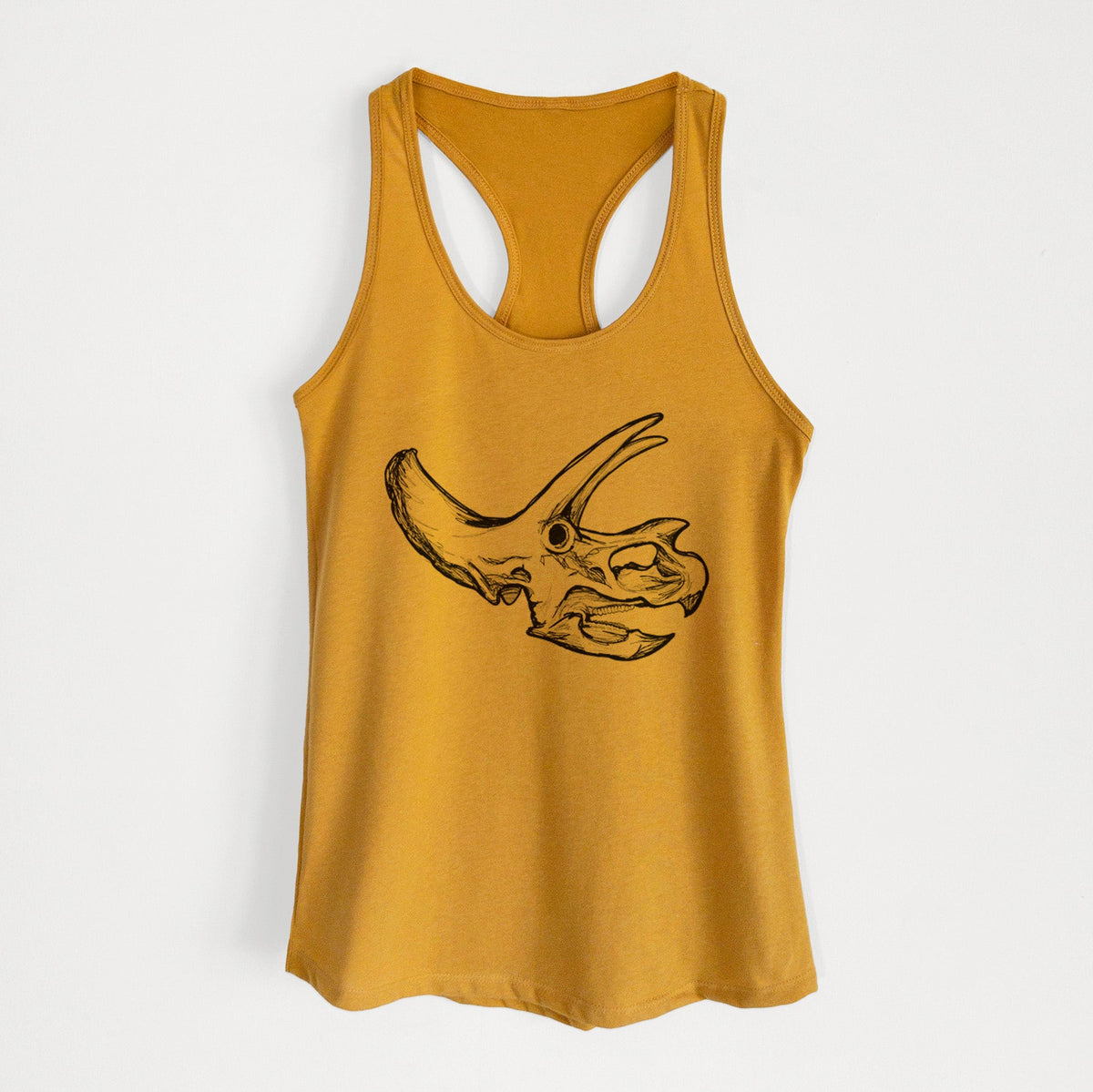 Triceratops Skull - Women's Racerback Tanktop