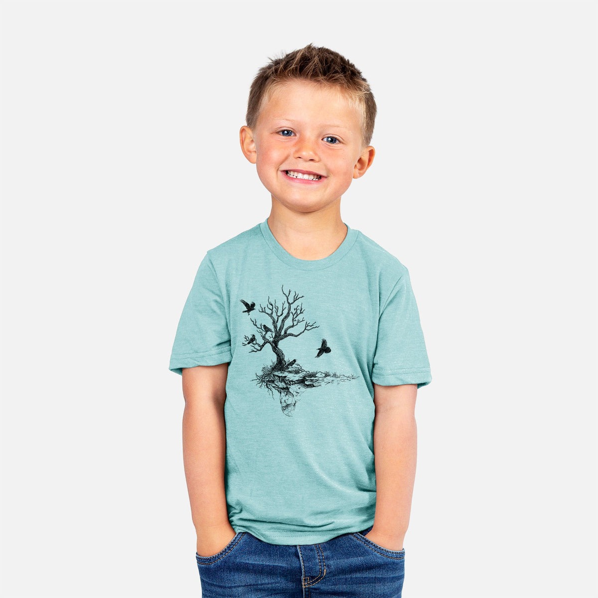 Twisted Tree with Ravens - Toddler/Youth Shirt