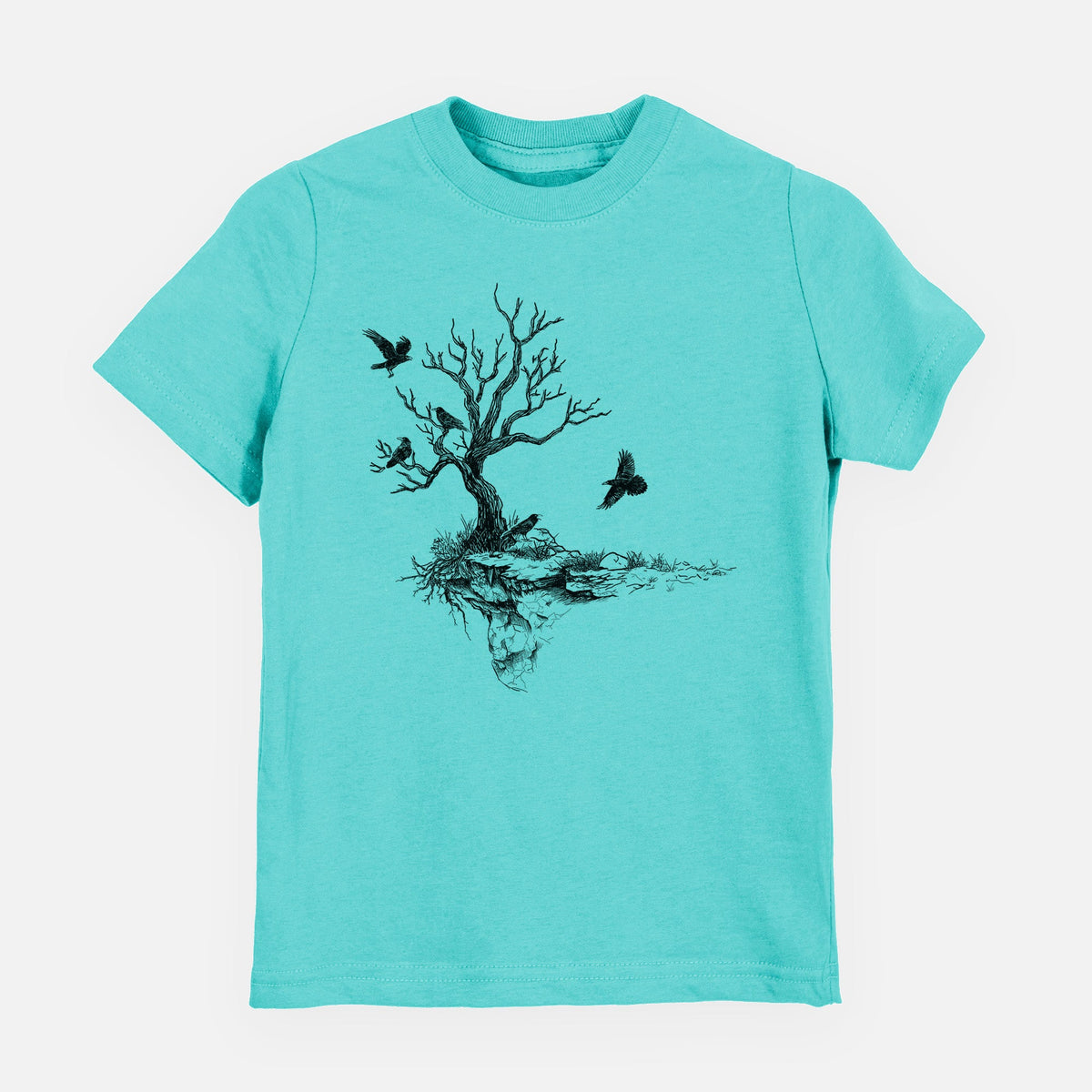 Twisted Tree with Ravens - Toddler/Youth Shirt