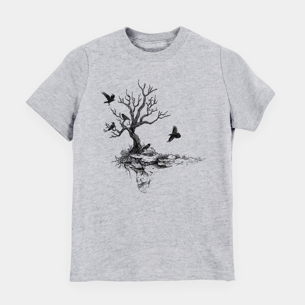 Twisted Tree with Ravens - Toddler/Youth Shirt