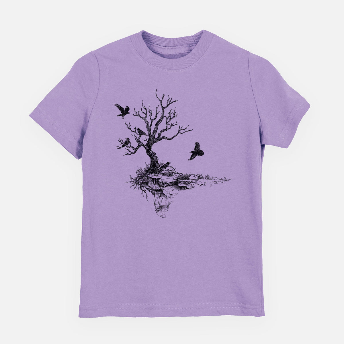 Twisted Tree with Ravens - Toddler/Youth Shirt