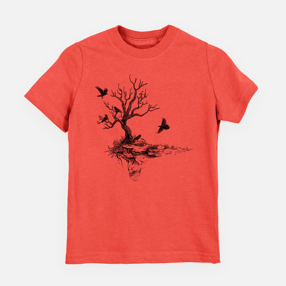 Twisted Tree with Ravens - Toddler/Youth Shirt