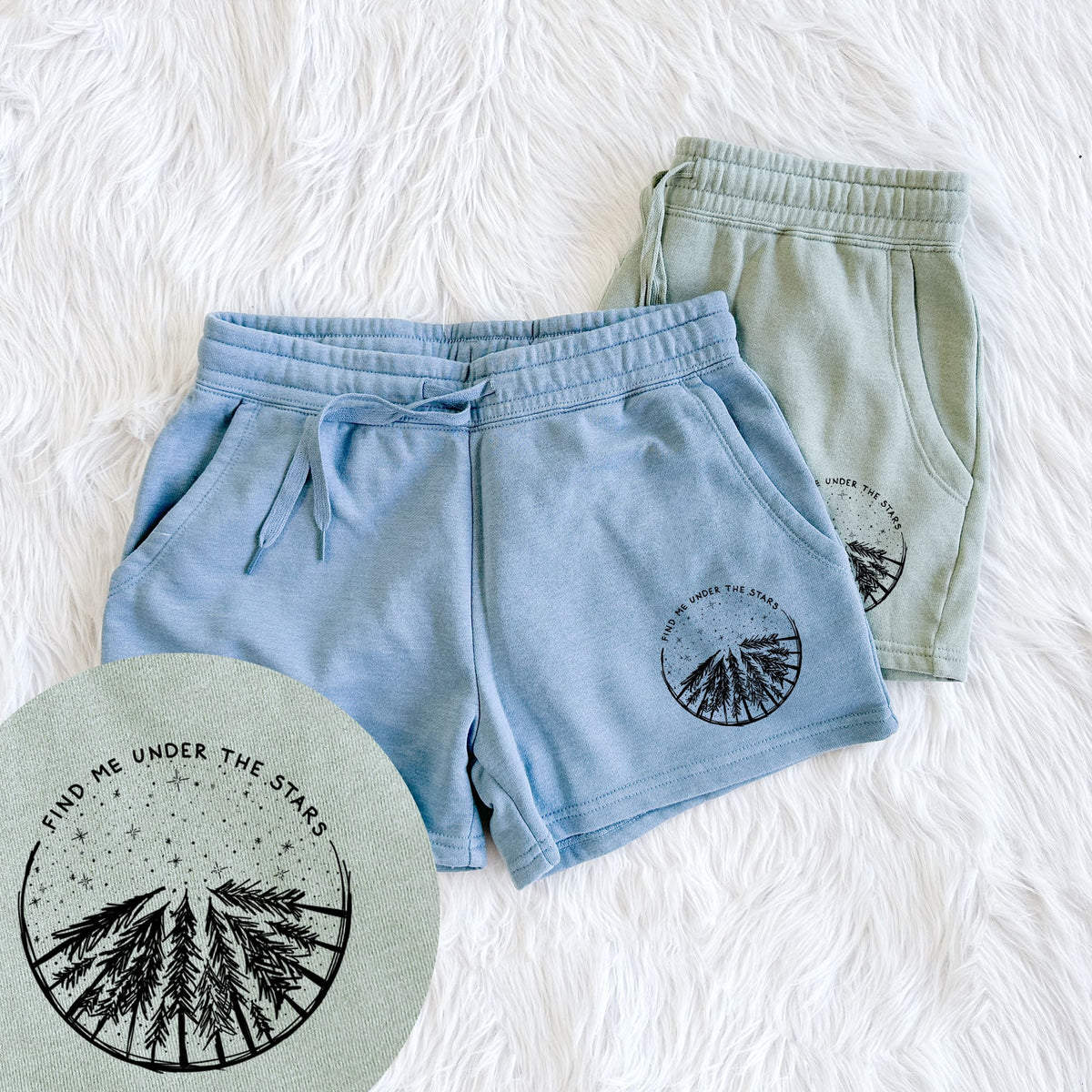 Find Me Under the Stars - Women's Cali Wave Shorts