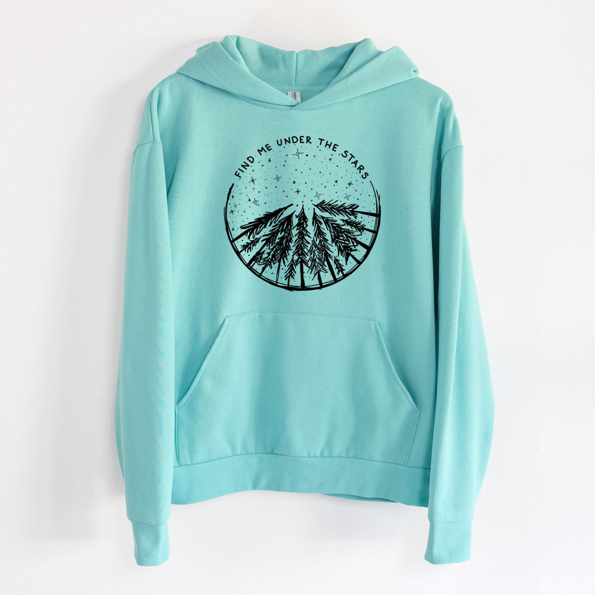 Find Me Under the Stars  - Statement Midweight Hoodie