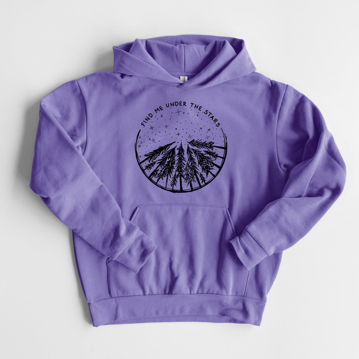 Find Me Under the Stars  - Statement Midweight Hoodie