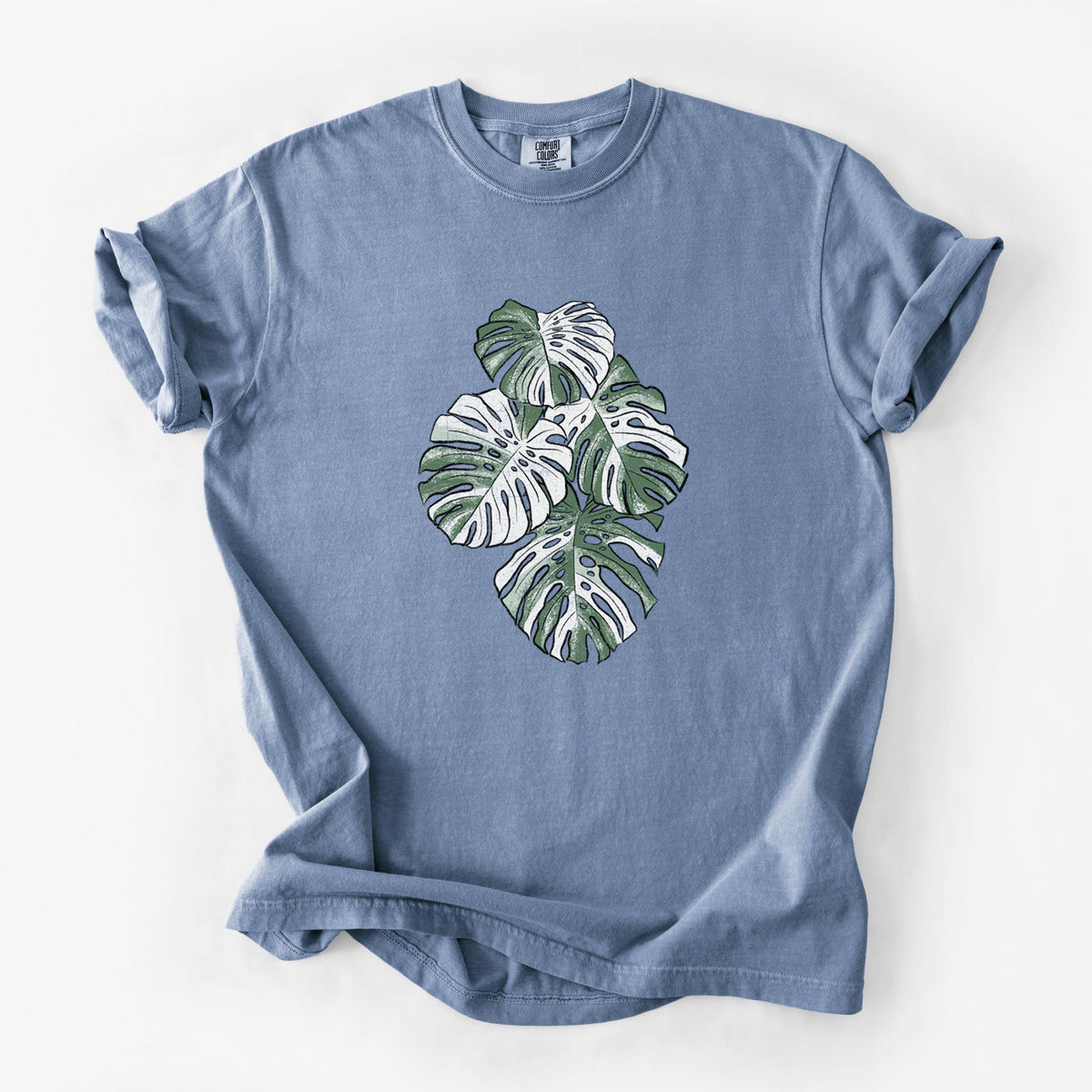 Variegated Monstera - Unisex Comfort Colors Garment-Dyed Heavyweight T-shirt