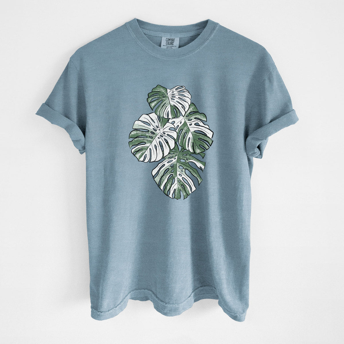 Variegated Monstera - Unisex Comfort Colors Garment-Dyed Heavyweight T-shirt