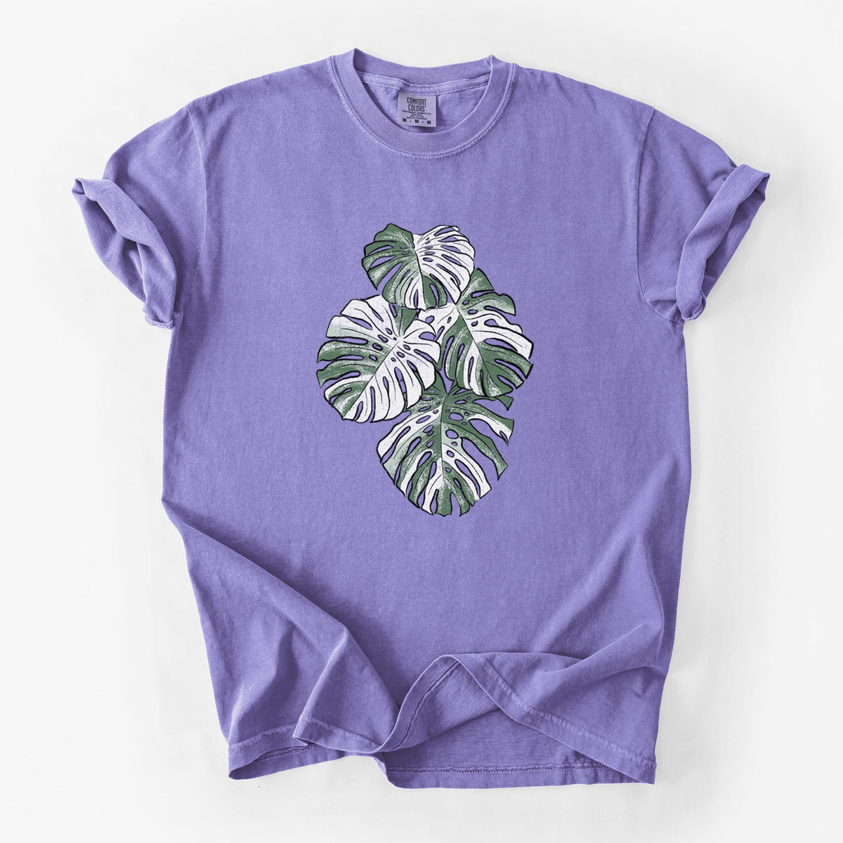 Variegated Monstera - Unisex Comfort Colors Garment-Dyed Heavyweight T-shirt