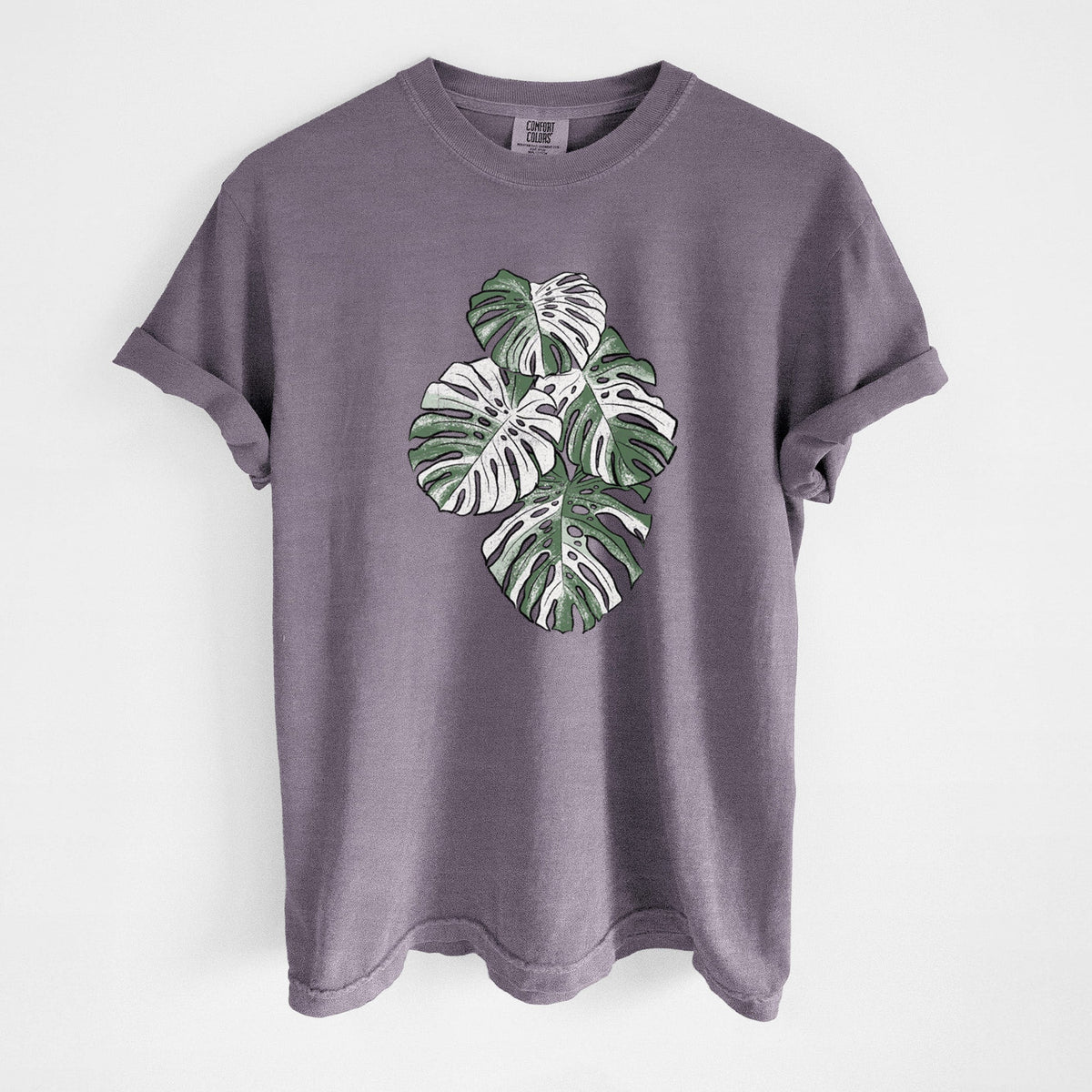 Variegated Monstera - Unisex Comfort Colors Garment-Dyed Heavyweight T-shirt