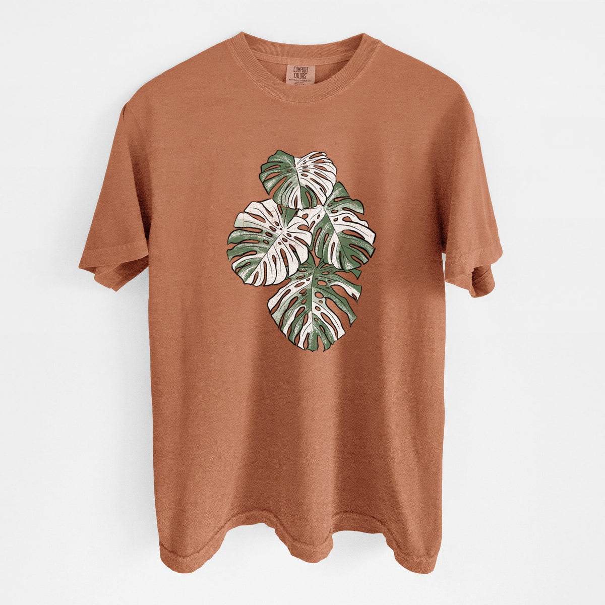 Variegated Monstera - Unisex Comfort Colors Garment-Dyed Heavyweight T-shirt