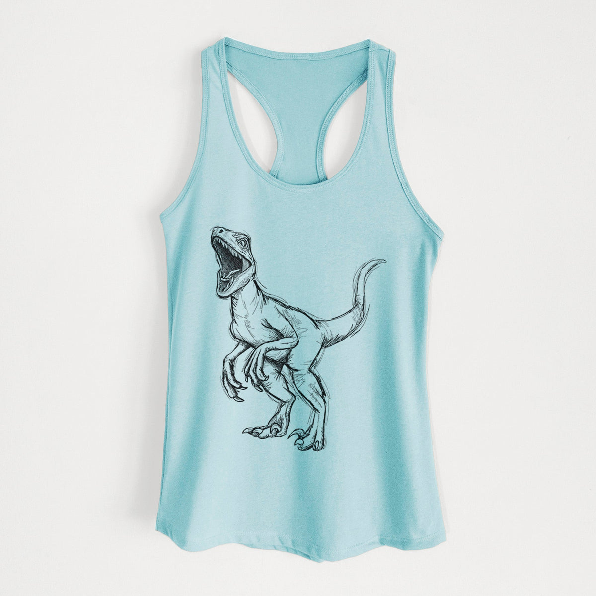 Velociraptor Mongoliensis - Women's Racerback Tanktop