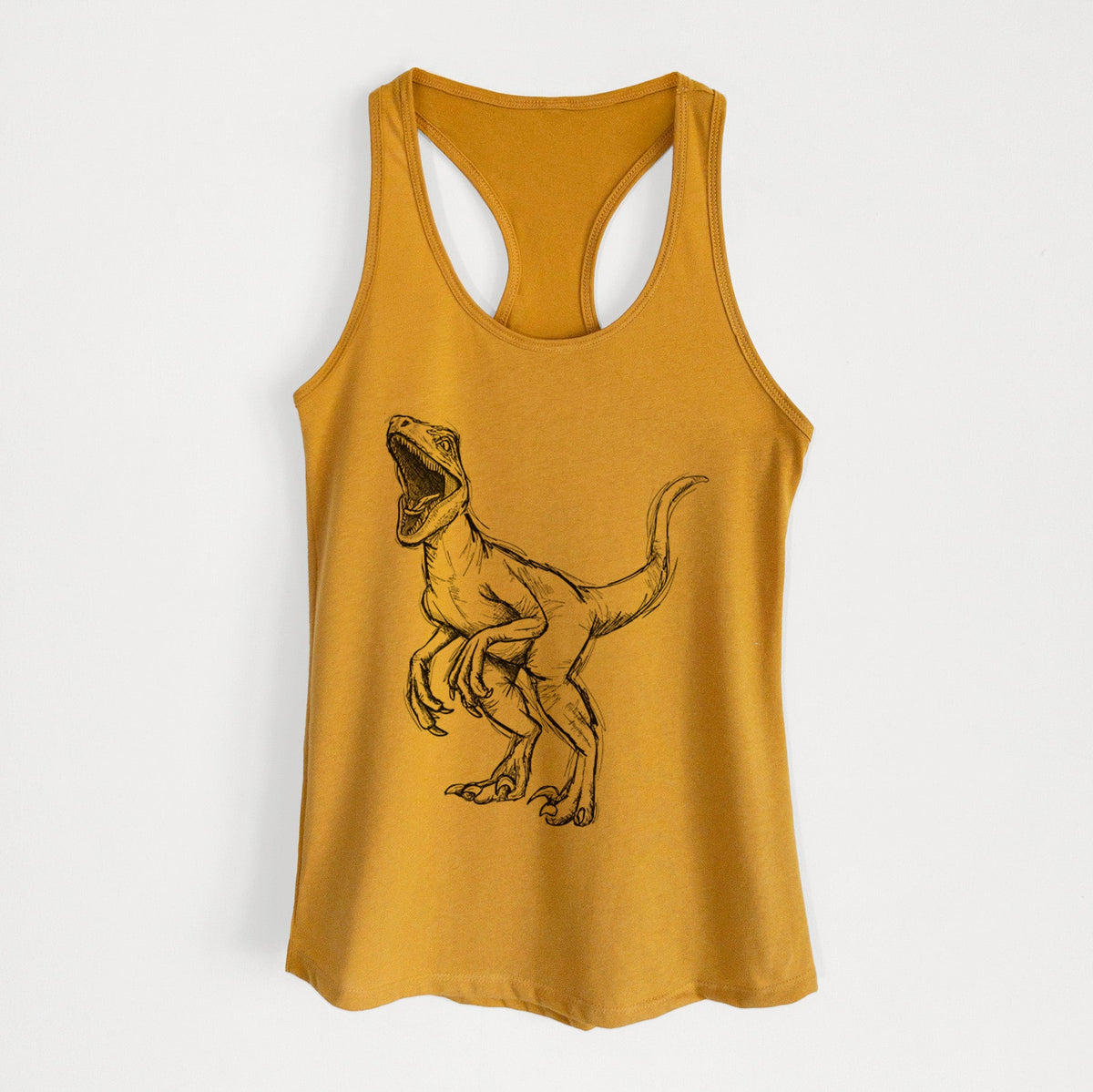 Velociraptor Mongoliensis - Women's Racerback Tanktop