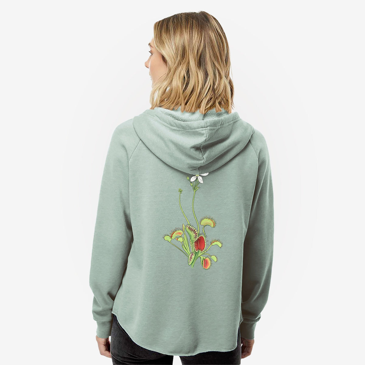 VenusFlyFlower - Women's Cali Wave Zip-Up Sweatshirt