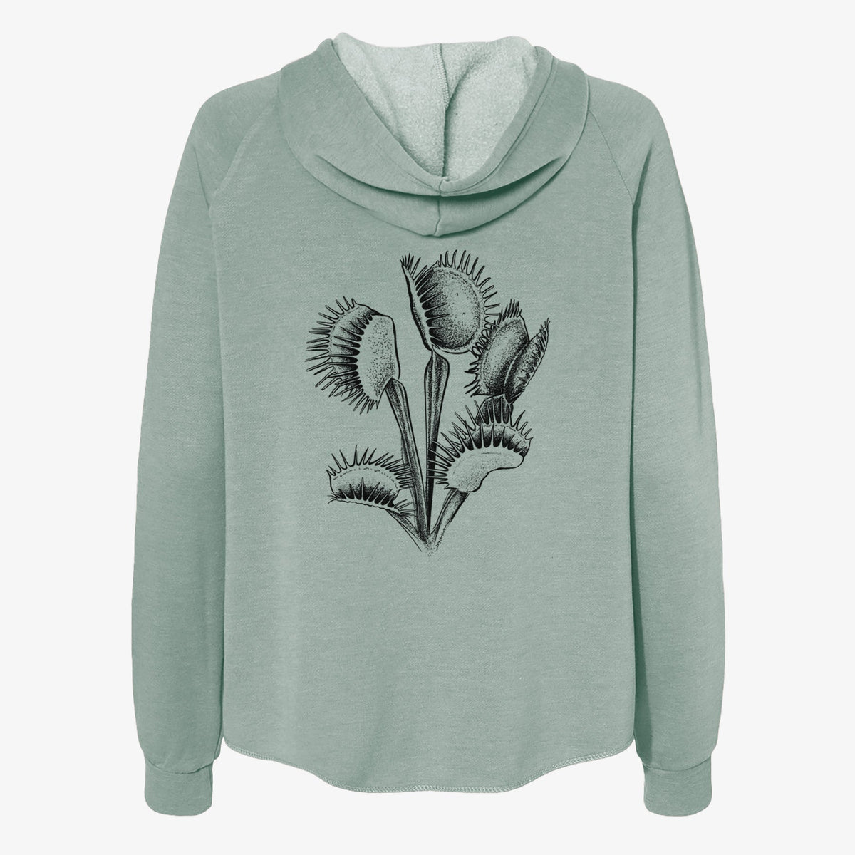 Venus Fly Trap - Dionaea muscipula - Women's Cali Wave Zip-Up Sweatshirt