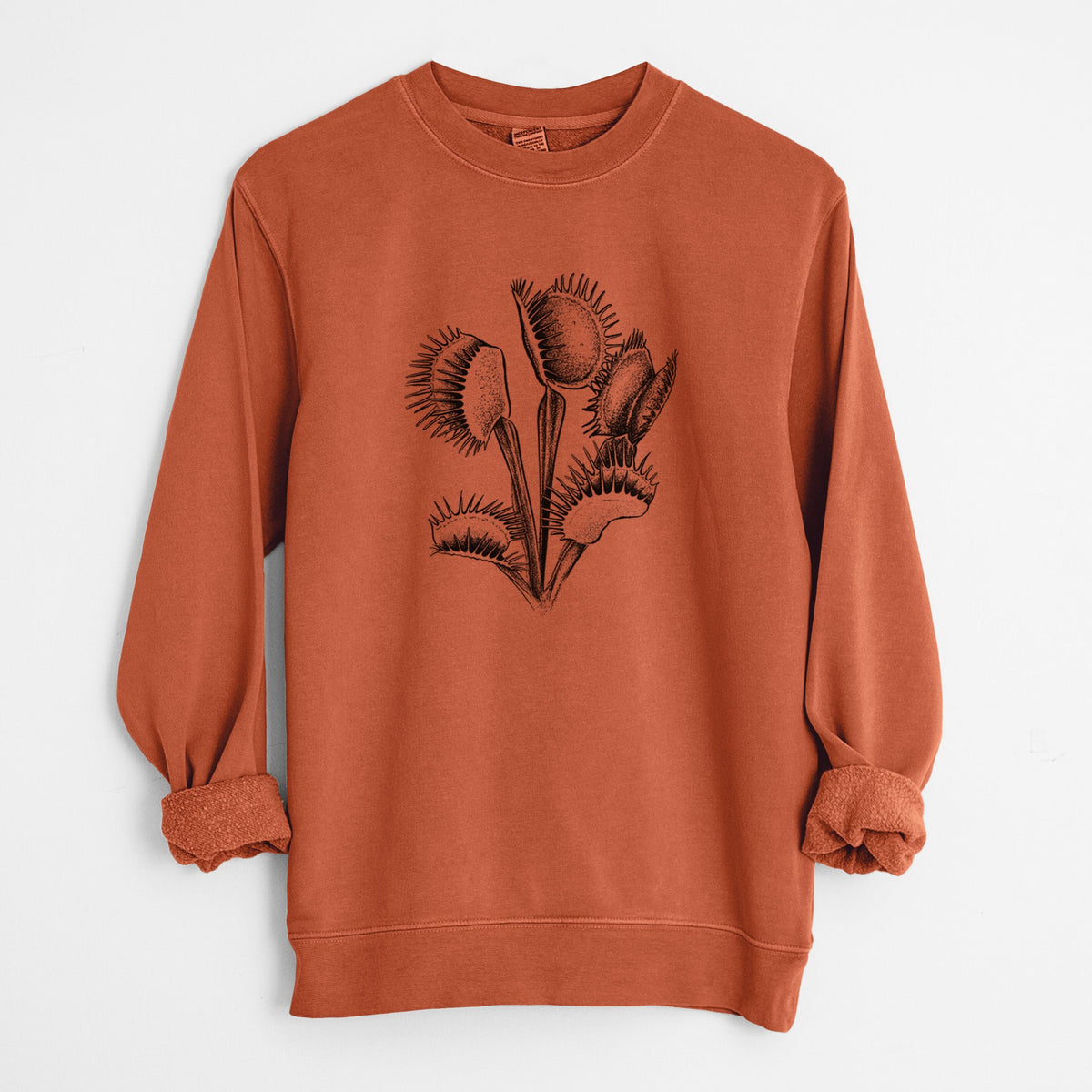 Venus Fly Trap - Dionaea muscipula - Unisex Pigment Dyed Crew Sweatshirt