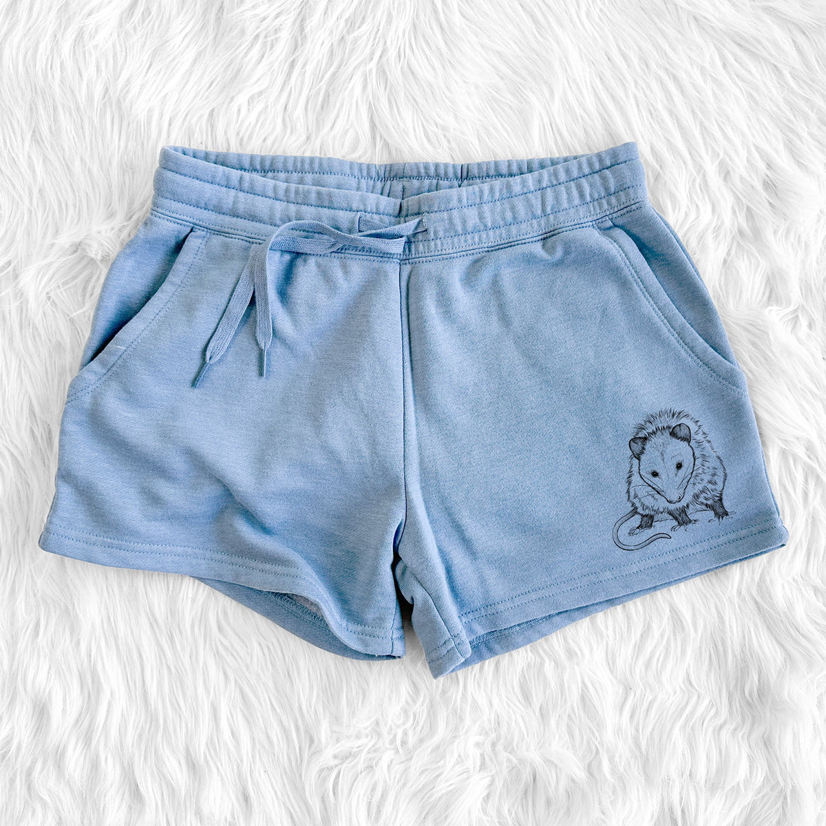 Virginia Opossum - Didelphis virginiana - Women's Cali Wave Shorts